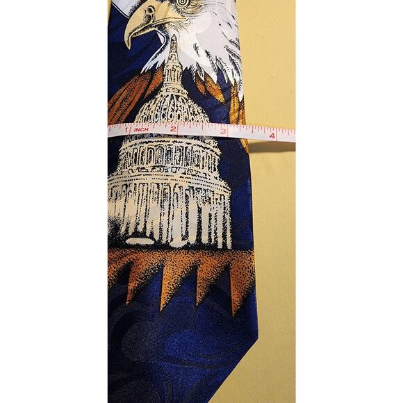 Steven Harris American‎ Eagle Flag Whitehouse Tie - Picture 4 of 4